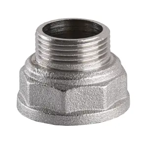Перехідник редукційний 1 1/2″х1 1/4″ВЗ нікельований А0618А(нк) №3
