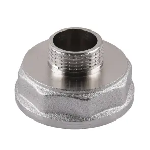 Перехідник редукційний 1 1/2″х 3/4″ВЗ нікельований А0604А(нк) №2