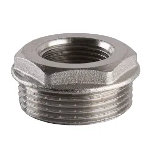 Футорка 1 1/4″х 3/4″ЗВ нікельована А0711А(нк) №3