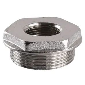 Футорка 1 1/2″х 3/4″ЗВ нікельована А0753А(нк) №4