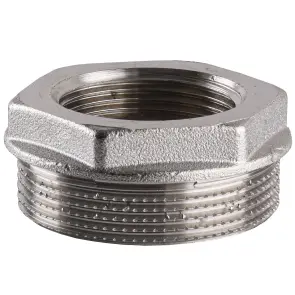 Футорка 2″х 1 1/4″ЗВ нікельована А0756А(нк) №4