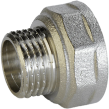 Перехідник редукційний 1/2″х3/8″ВЗ нікельований А0619А(нк) купити