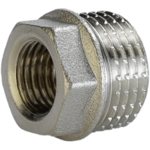 Футорка 1/2″х1/4″ЗВ нікельована (манометр) А0723А(нк) купити в Україні