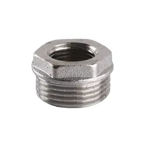 Футорка 1/2″х1/4″ЗВ нікельована (манометр) А0723А(нк) №3