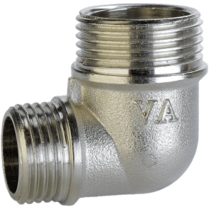 Кутник редукційний 3/4″х1/2″ЗЗ нікельований А0105А(нк) №1