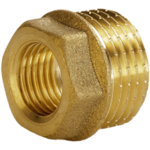 Футорка 1/2″х3/8″НВ латунная А0752А в магазине TVOE