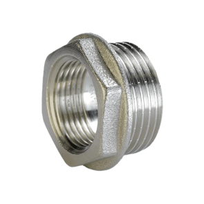 Футорка 2″х1 1/2″ЗВ нікельована А0757А(нк) №2
