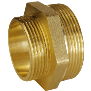 Ніпель редукційний 2″х1 1/2″ЗЗ латунний А0545А №1