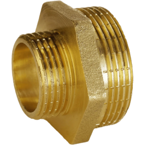 Ніпель редукційний 2″х 1 1/4″ЗЗ латунний А0544А №2