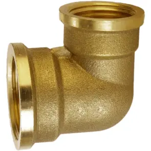 Кутник редукційний 3/4″х1/2″ВВ латунний А0112А №1
