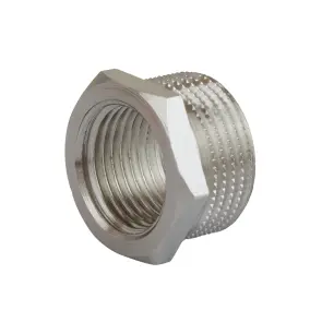 Футорка 3/4″х1/2″ЗВ нікельована А07002А(нк) №1