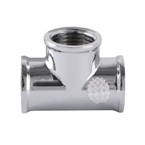 Трійник SOLOMON 1″ ВВВ хром 8202 №1