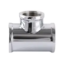 Трійник SOLOMON 3/4″х1/2″х3/4″ ВВВ хром 8202 купити