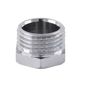 Заглушка з зовнішньою різьбою SOLOMON 1/2″ хром 4001 №2