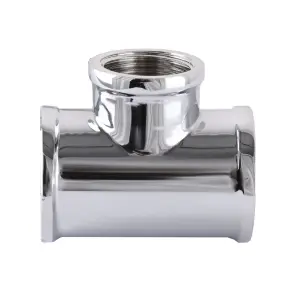 Тройник SOLOMON 1″х3/4″х1″ ВВВ хром 8202 №2