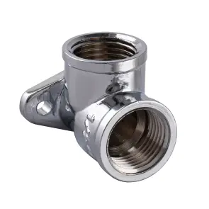 Кутник SOLOMON 1/2″ ХРОМ ВВ 8221 монтажний №1