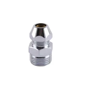 Цанга наружная SOLOMON 3/8″х1/2″ хром 9004 №1
