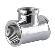 Тройник SOLOMON 1″х1/2″х1″ ВВВ хром 8202