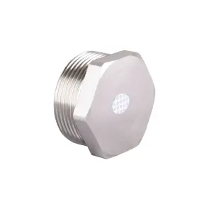 Заглушка з зовнішньою різьбою SOLOMON 1/2″ нікель 4001 N №2