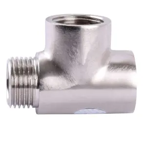 Трійник SOLOMON 1/2″ ВВЗ никель 8202 №2
