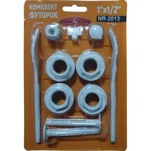 Комплект футорок секційного радіатора CRISTAL NR-2013 1/2″ з 2-кронштейнами (HT 405) №2