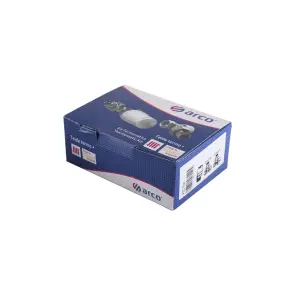 Набір Крани радіаторні кутові ARCO 1/2″ подача + зворотка+ термоголовка KC001 KCТ01 М30 №2