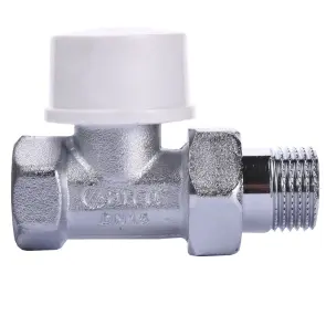 Кран радиаторный прямой ARCO 1/2″ под термоголовку 501285 TB285 M30 №1