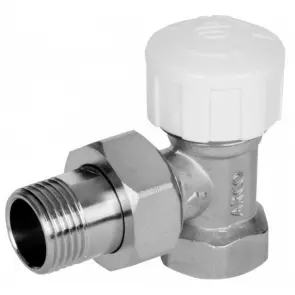 Кран радиаторный угловой ARCO 1/2″ под термоголовку TB501275 М30 №1