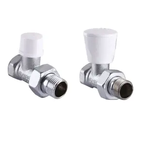 Набор Краны радиаторные прямые ARCO 1/2″ подача + обратка KC013 KCM13 №1