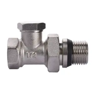 Кран радиаторный прямой ECO Technology ECO5108 1/2 ″под ключ с уплотнителем №1