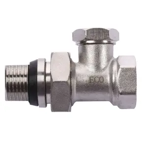 Кран радиаторный прямой ECO Technology ECO5108 1/2 ″под ключ с уплотнителем №3