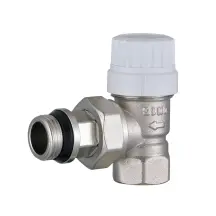Кран радиаторный угловой Q PROFESSIONAL 1/2″ NV-QP5007 под ключ с уплотнителем