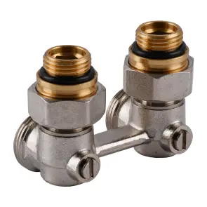 Узел нижнего подключения панельного радиатора SOLOMON NV 5102 угловой шаровой 3/4″ №5