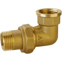 Згін американка кутова 1/2″ВЗ латунна Б0838А купити