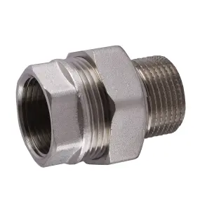 Сгон-американка прямой SOLOMON 1/2″ НИКЕЛЬ 1620 №1