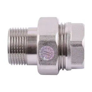 Згін-американка прямий PROFESSIONAL 1/2″ НІКЕЛЬ QP160 №1