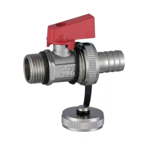 Кран кульовий наповнення/зливу SOLOMON 1/2″ NV-0831R червоний/синій №1