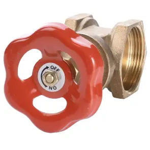 Засувка вентильна пряма SOLOMON латунна 1 1/2″ (5080,2041) №2