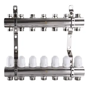 Колектор з регуляторами та кріпленням ECO 001С 1″x7 №1