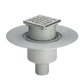 Трап VIEGA ф50 нерж. решiтка 150*150 з сифоном VIEGA 557188 (284862) №1