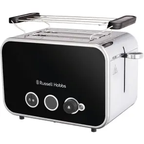Тостер Russell Hobbs Distinctions 2-Slice 1670Вт, підігрів, розморожування, пластик, чорний №1