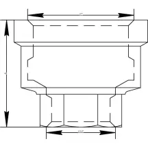 Муфта VIEGA 3240 1″х1/2″ ВВ (266363)