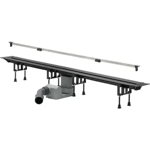 Душевой лоток Advantix Vario (комплект) глянцевый, 30-120 см VIEGA 704360 №1