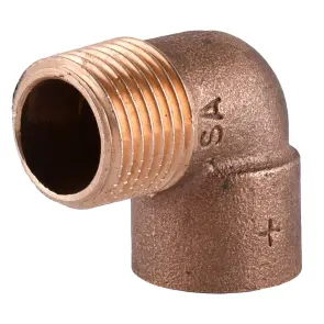 Угловой переход на резьбу VIEGA 90 18х1/2″ В (104436) №1