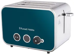 Тостер Russell Hobbs Distinctions 2-Slice 1670Вт, подогрев, размораживание, пластик, синий №4