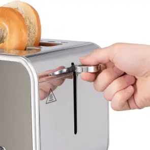 Тостер Russell Hobbs Distinctions 2-Slice 1670Вт, підігрів, розморожування, пластик, сріблясто-сірий №5