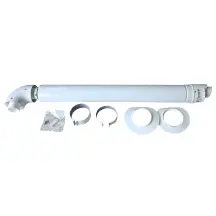 Дымоход коаксиальный для конденсационного котла Ariston1000 мм, ø 60/100 с коленом, 3318073