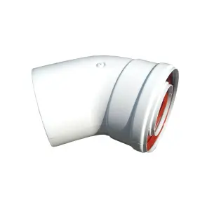 Коліно 45 градусів, d=60/100 mm CE.00.30 H ( TR.6045F ) №1