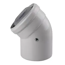 Колено 45 градусов, d=60/100 mm CE.00.30 C Конденсационное