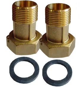 Комплект штуцерів 1″Вх3/4″З латунний LR543L OPTIMUM №2
